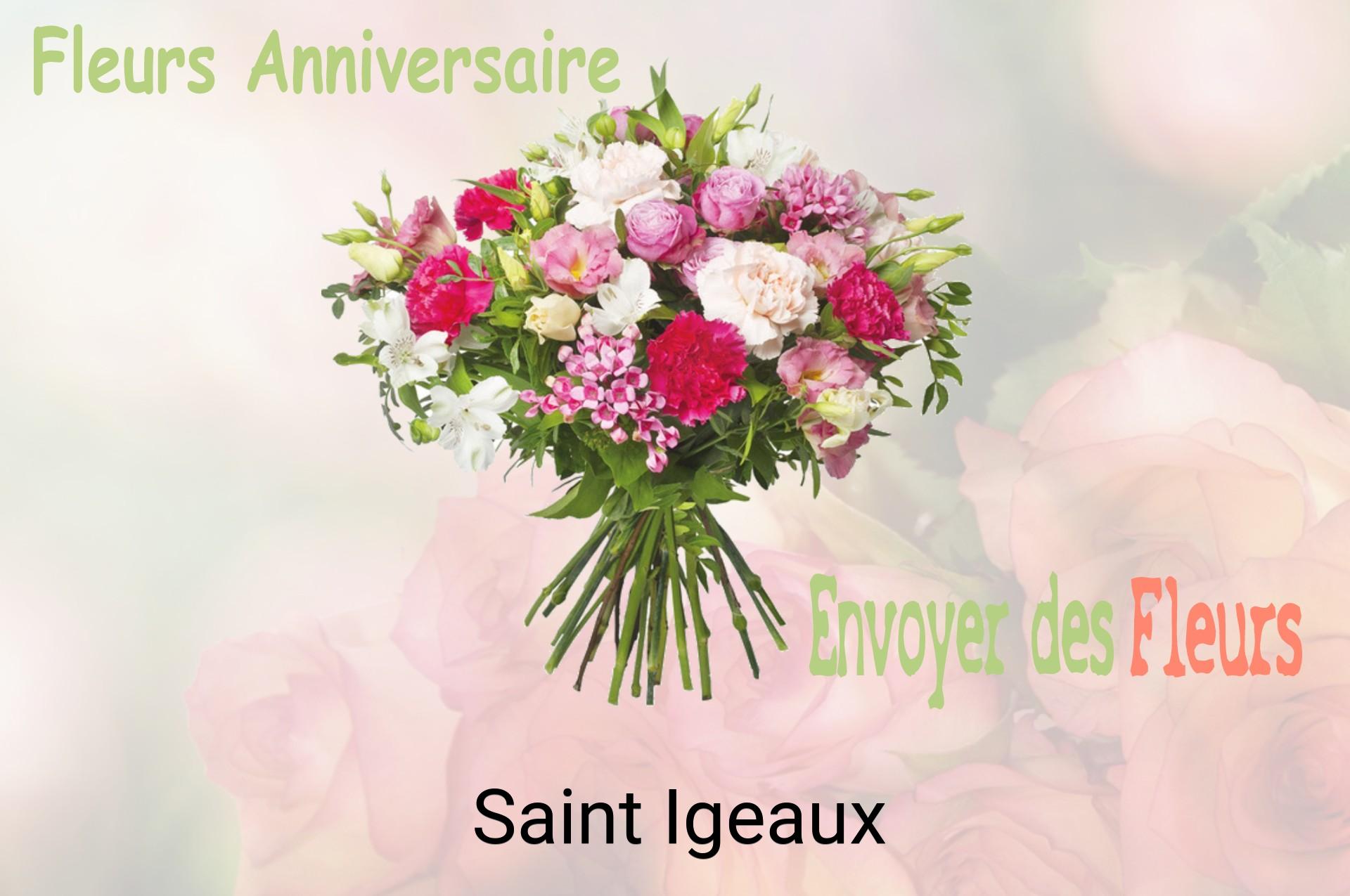 Bouquet de fleurs d’anniversaire livré à Saint-Igeaux